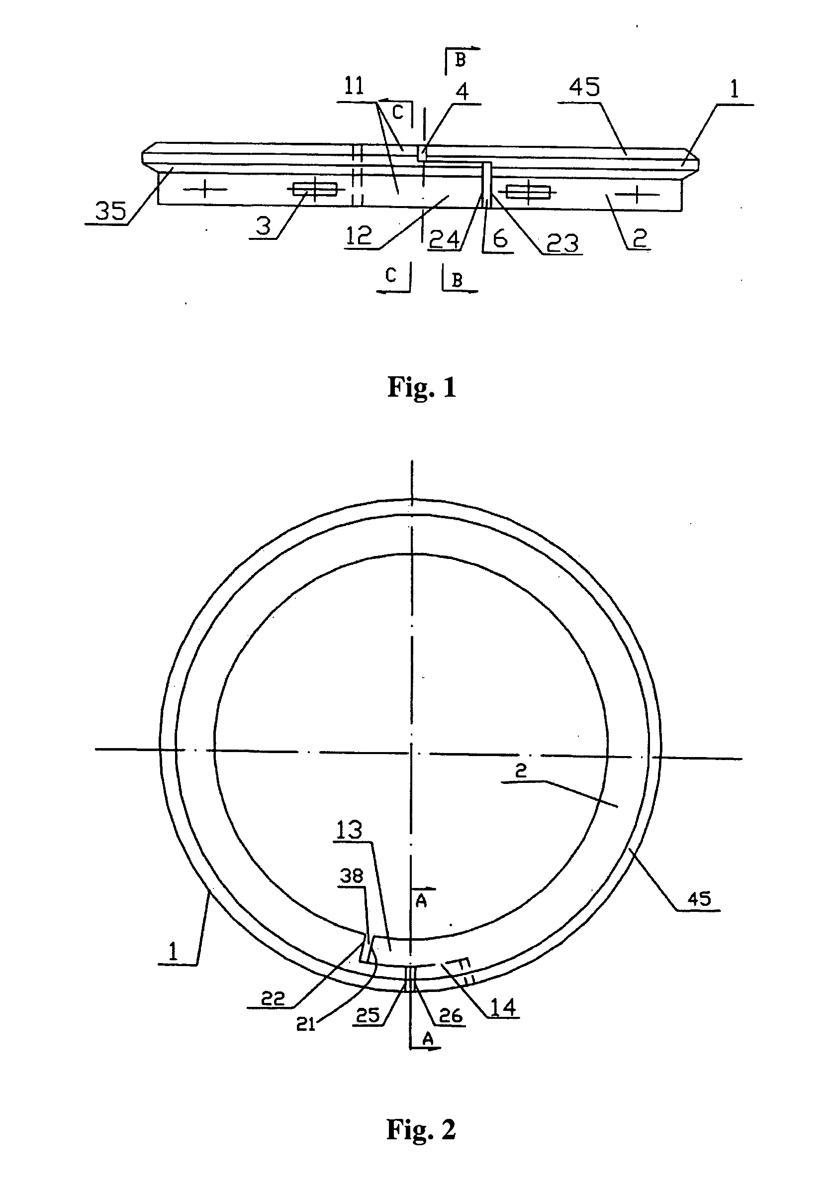 Oil sealing ring