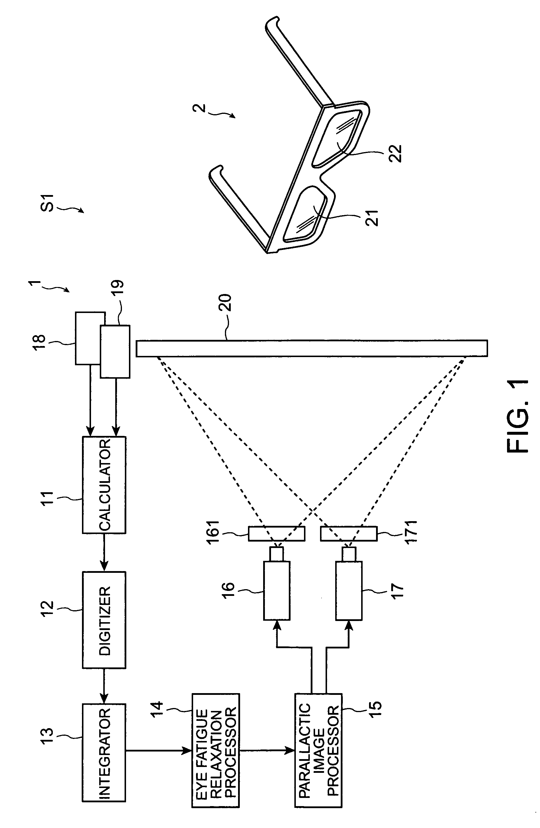 Stereo image display device and method