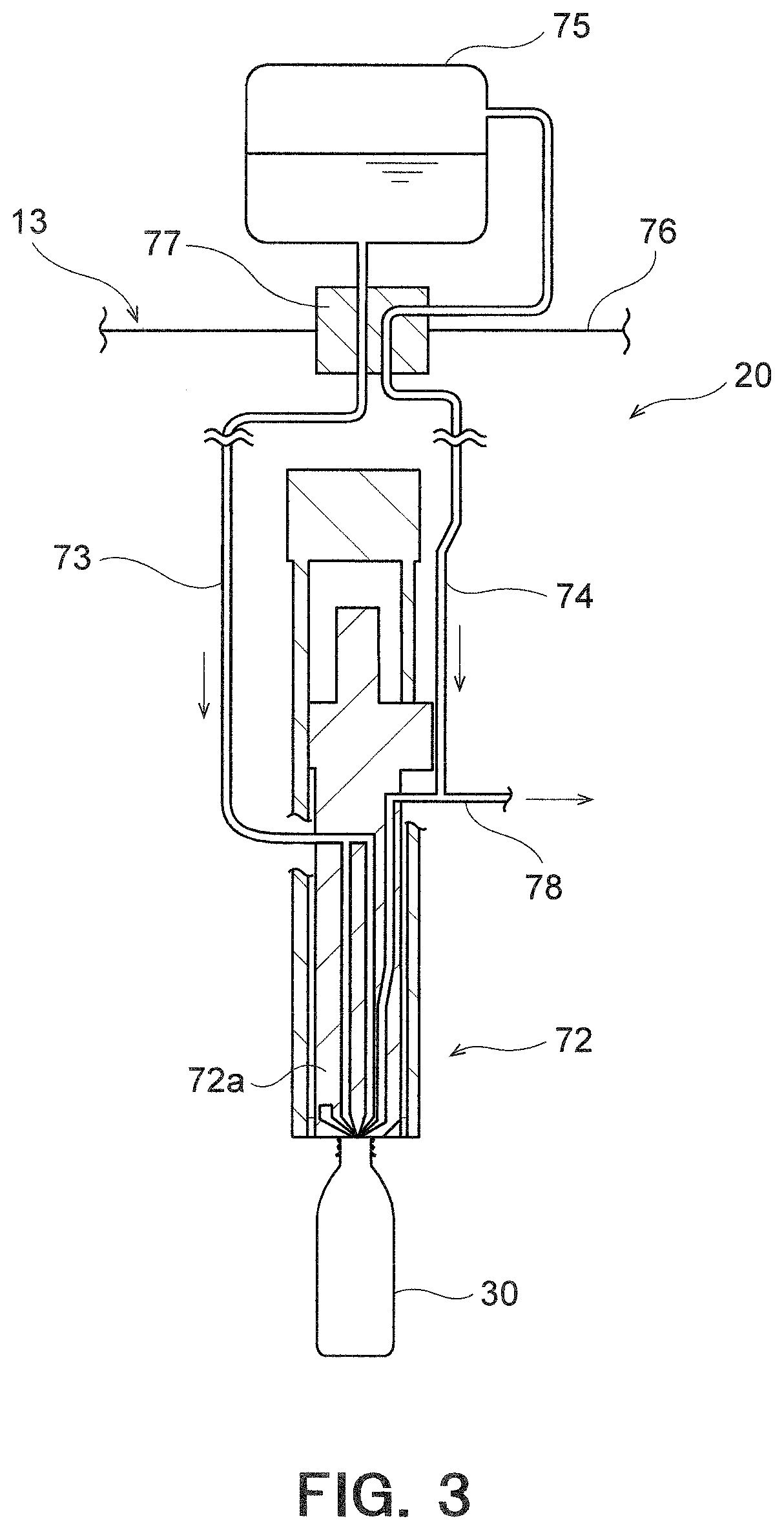 Carbonated beverage aseptic filling system, beverage filling system, and cip processing method