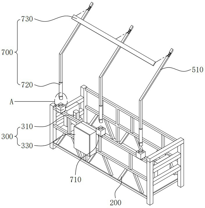 Hanging basket system and application thereof