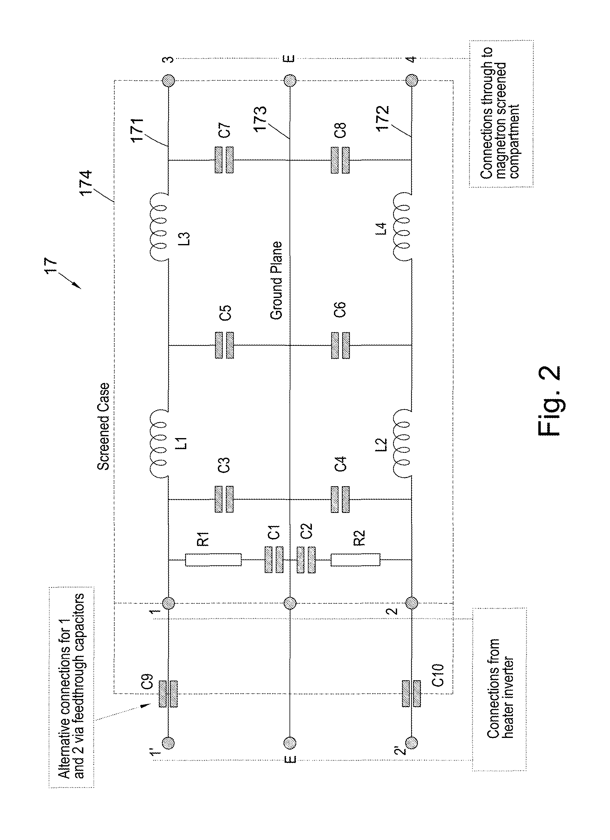 Magnetron filter