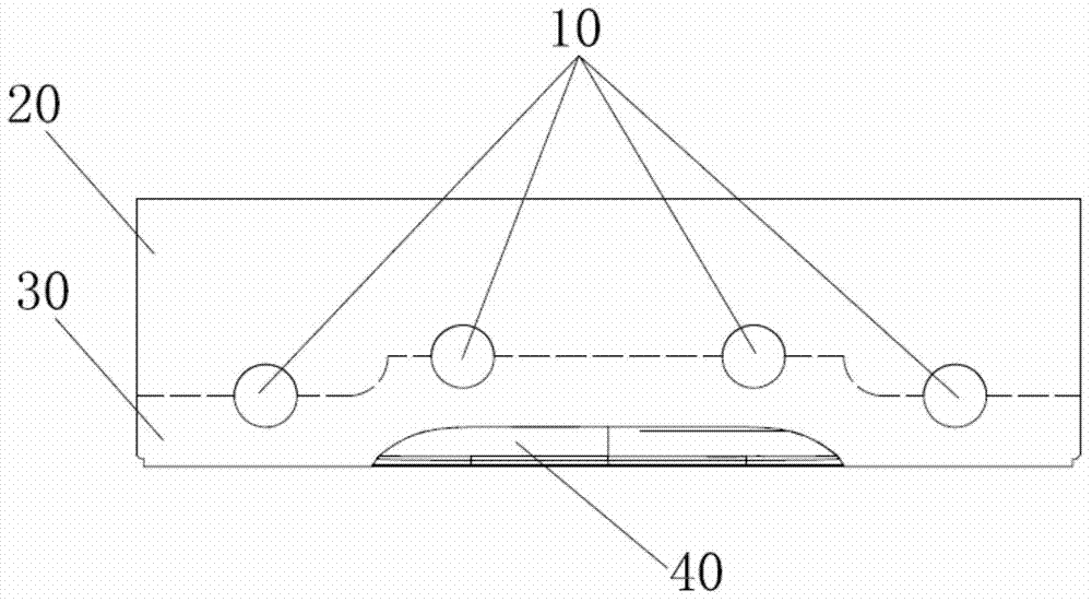 Die internally provided with free-shaped water way and manufacturing method of die