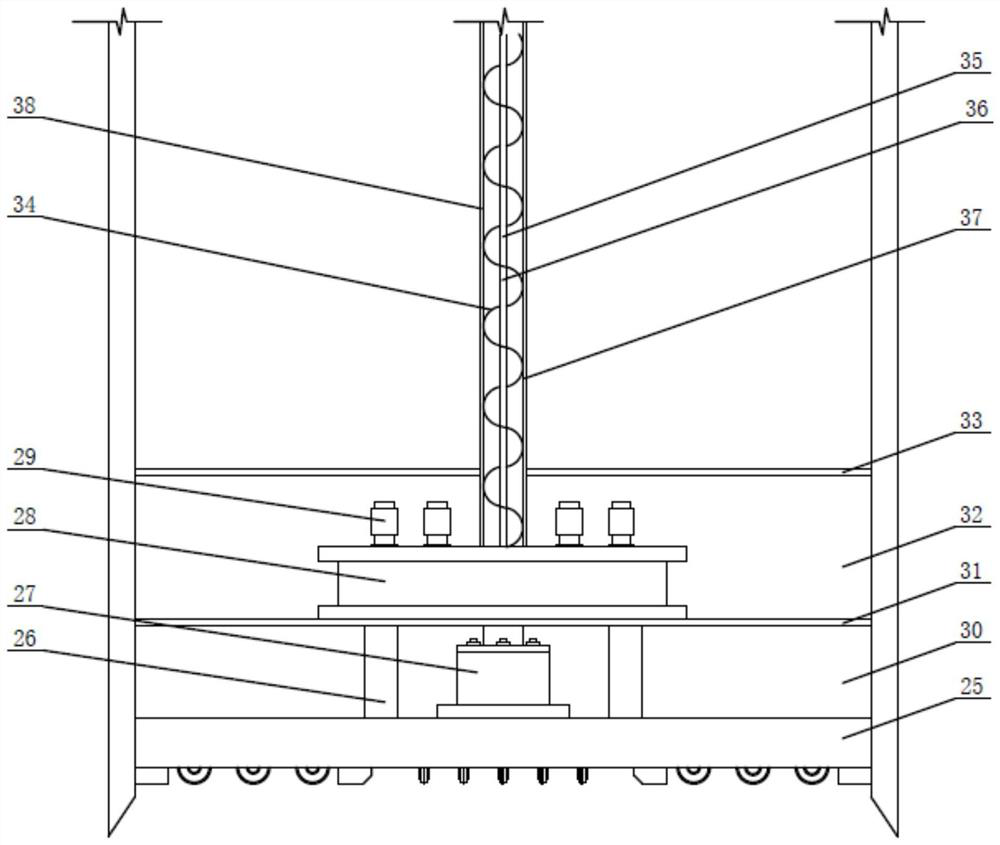 Self-drilling type lateral pressure simulation test device and method for stratum containing natural gas hydrate