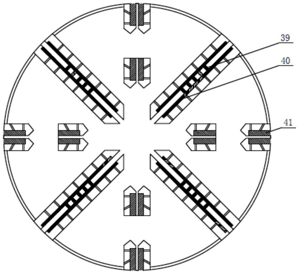 Self-drilling type lateral pressure simulation test device and method for stratum containing natural gas hydrate