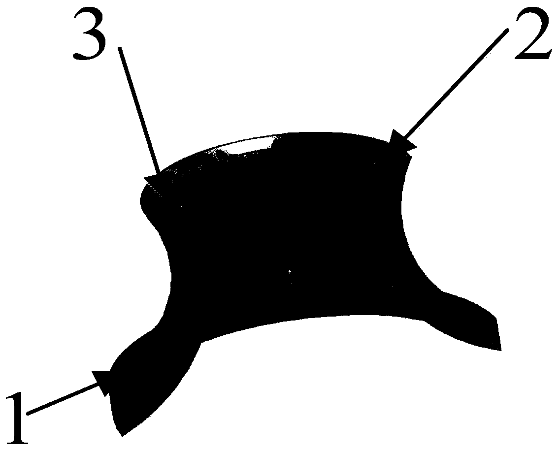 Precise molding method for complex internal flow passage structure