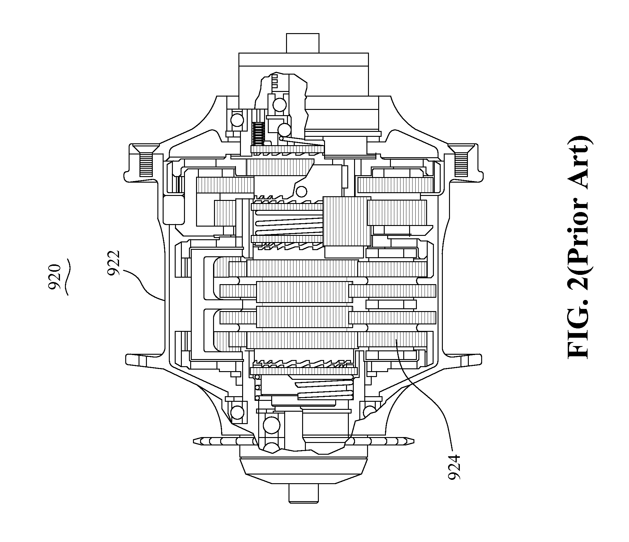 Multi-Ratio Transmission System with Parallel Vertical and Coaxial Planet Gears