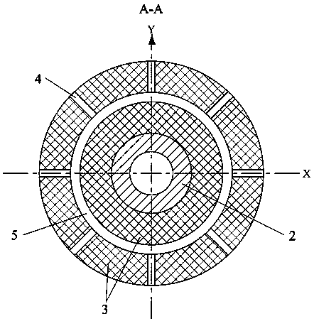 Cathode for electrolytic machining of small-size inner wall annular groove and using method thereof