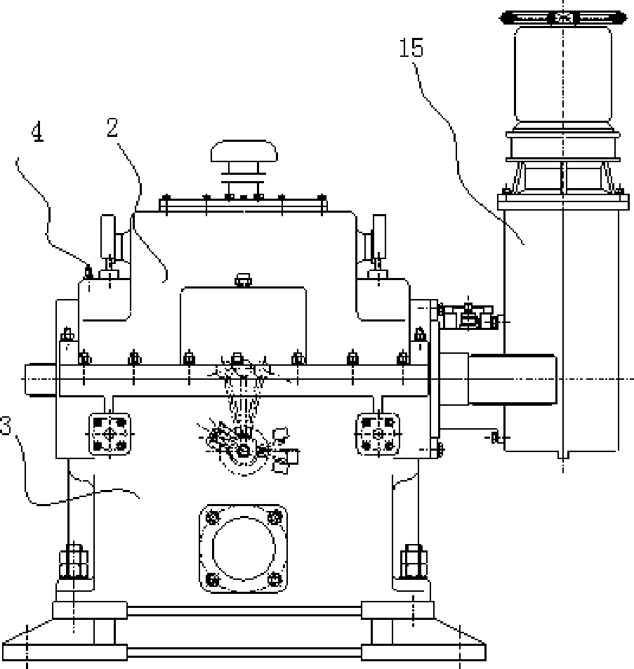 Dynamic balancing measurement machine