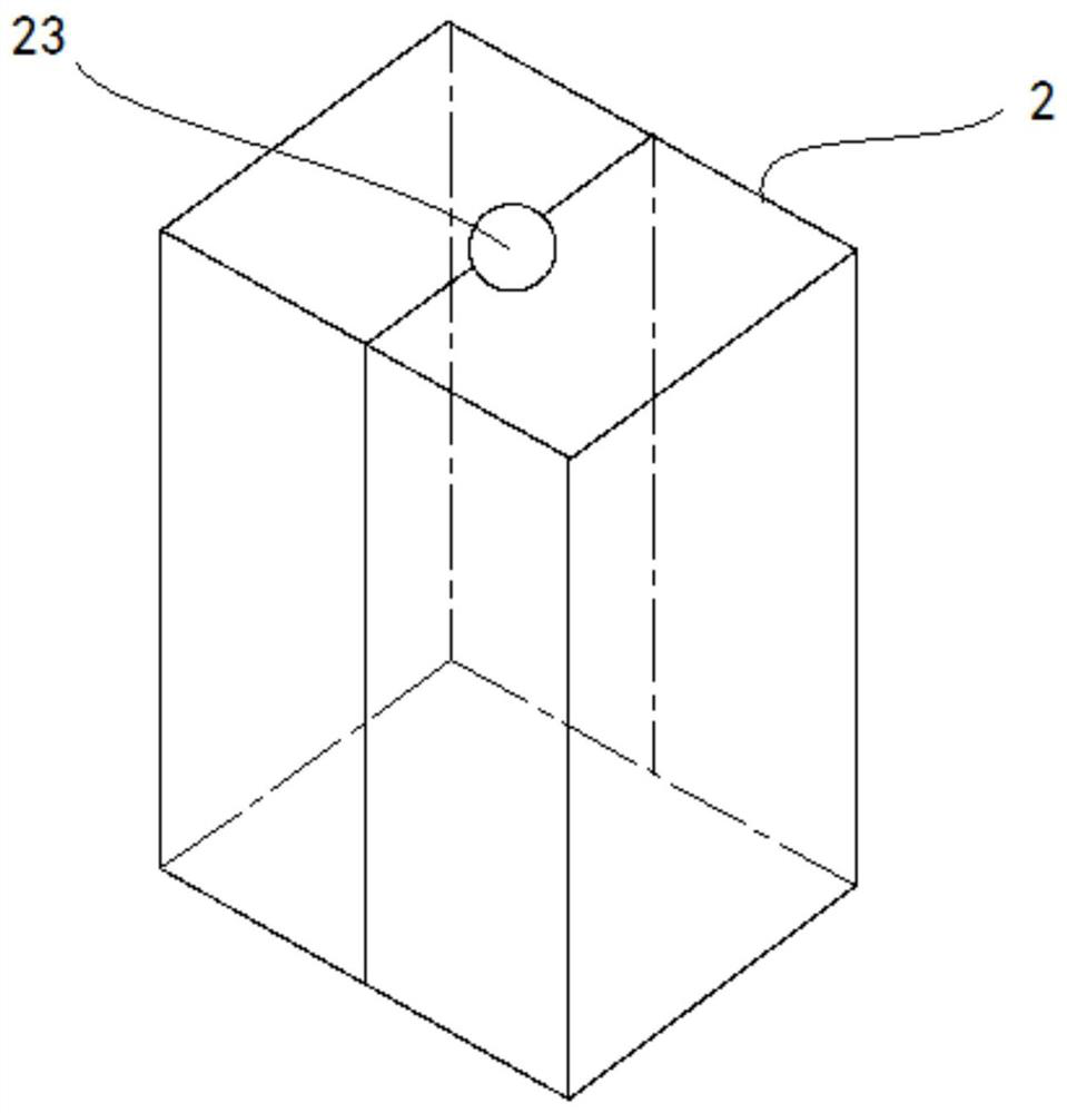 A kind of gypsum container and preparation method thereof