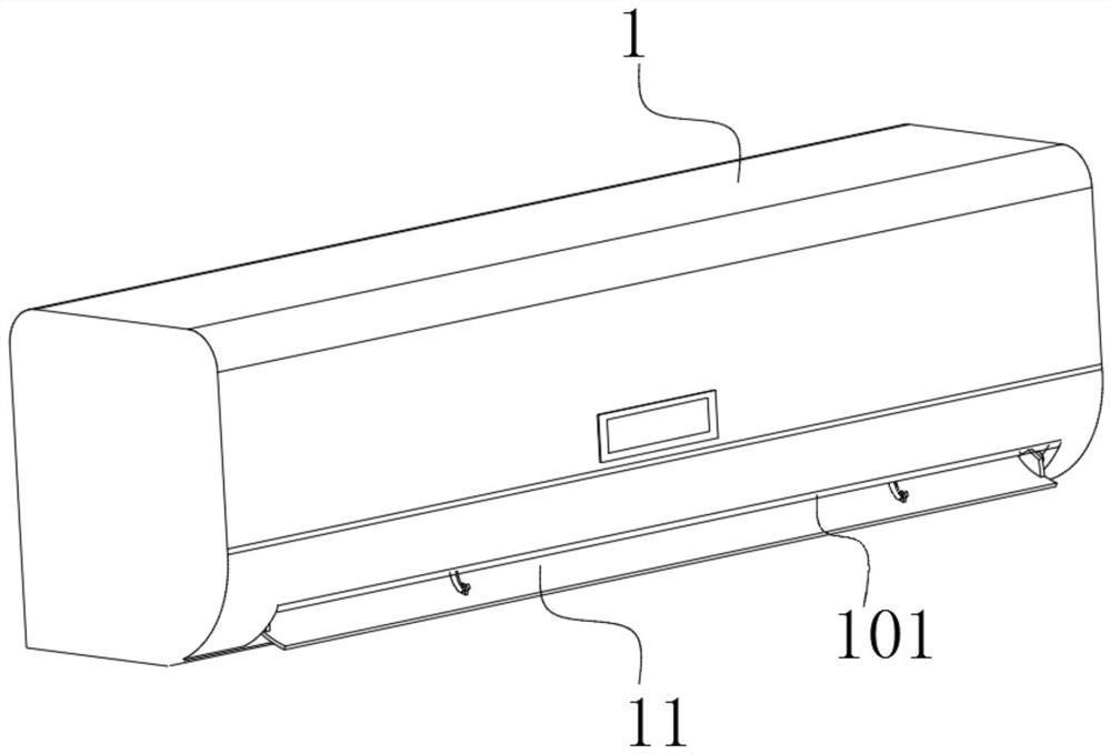 Air guide components and indoor units