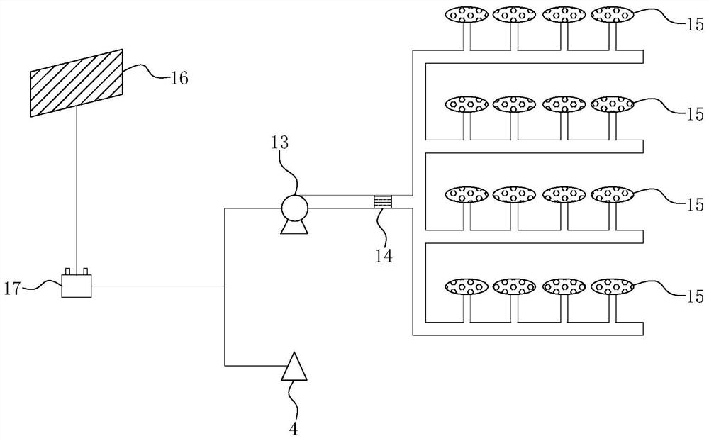 Rural household domestic sewage treatment device and sewage treatment method