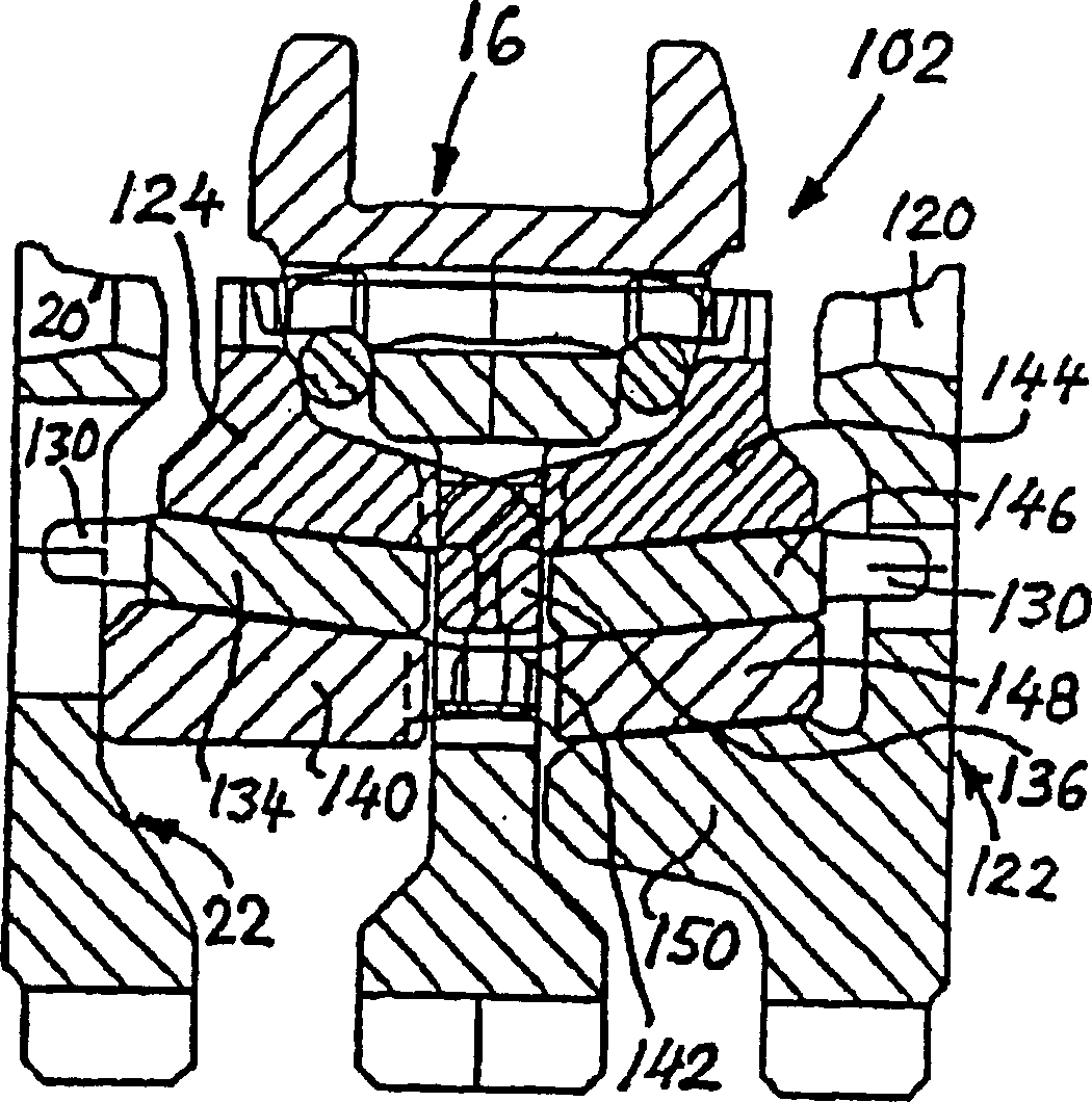 Assembly system for synchronizing devices in a gearbox