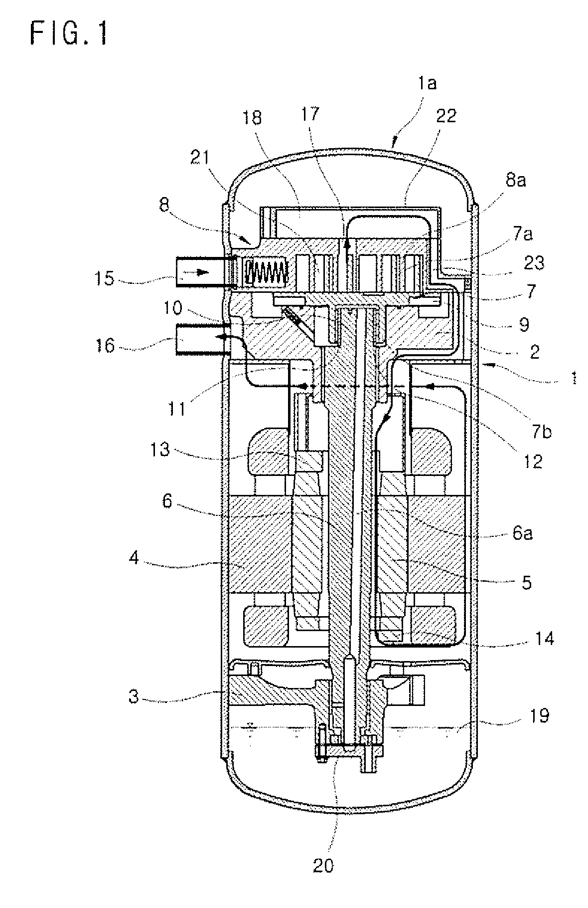 Muffler of scroll compressor