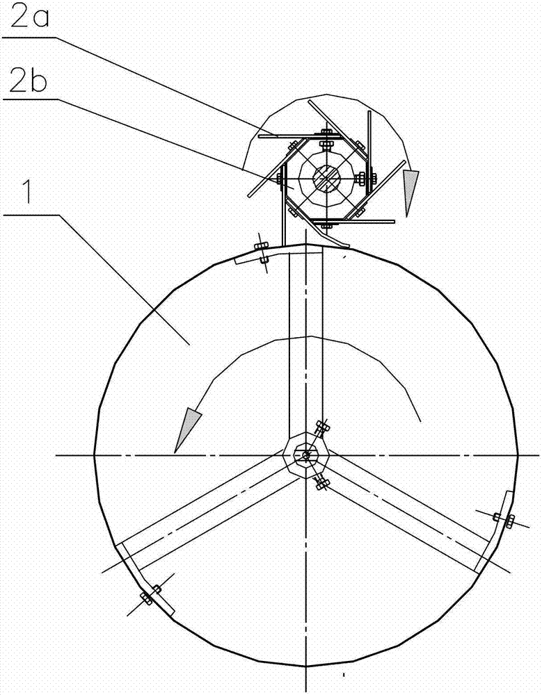 Beating sieve cleaning mechanism of peanut rotary drum grader