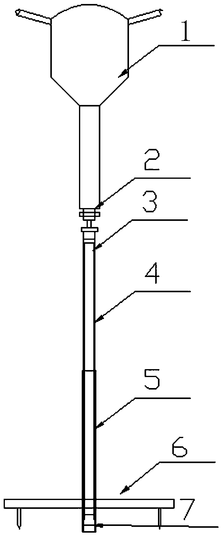 Electric type soil sampling TRIME pipe mounting machine