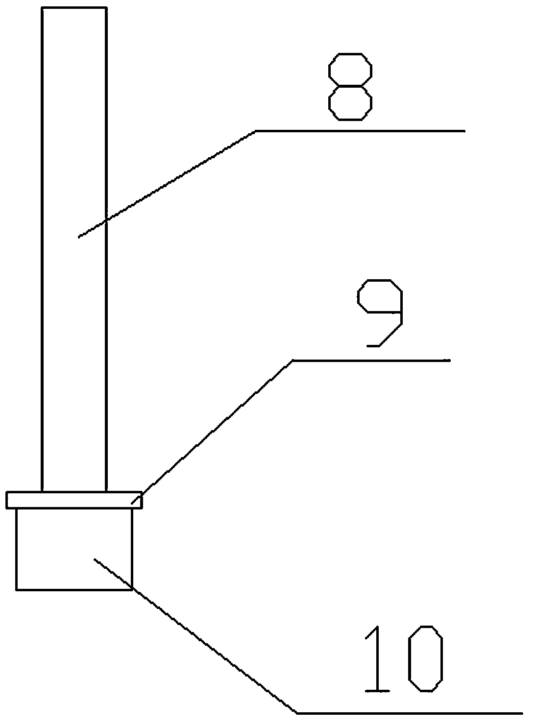 Electric type soil sampling TRIME pipe mounting machine