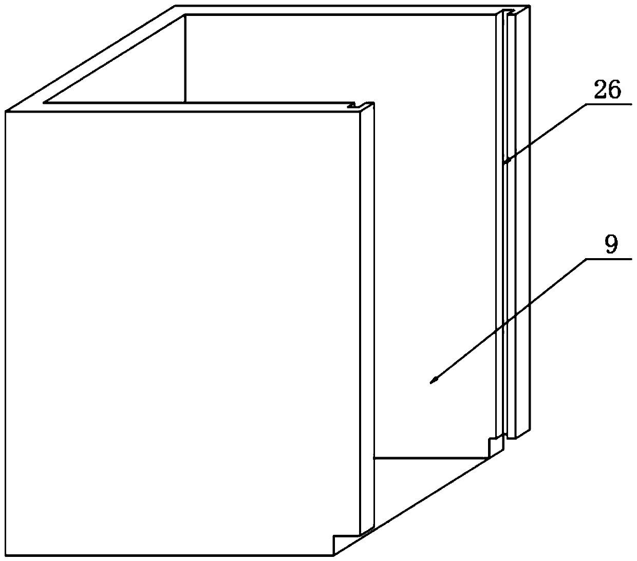 Containerization treatment case for environmental protection engineering