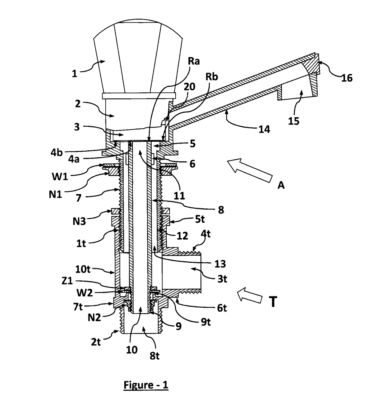 Fluid mixer tap or valve