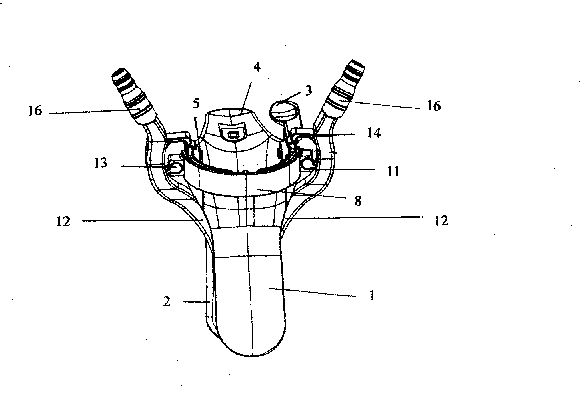 Vaginal dilator with double side wings