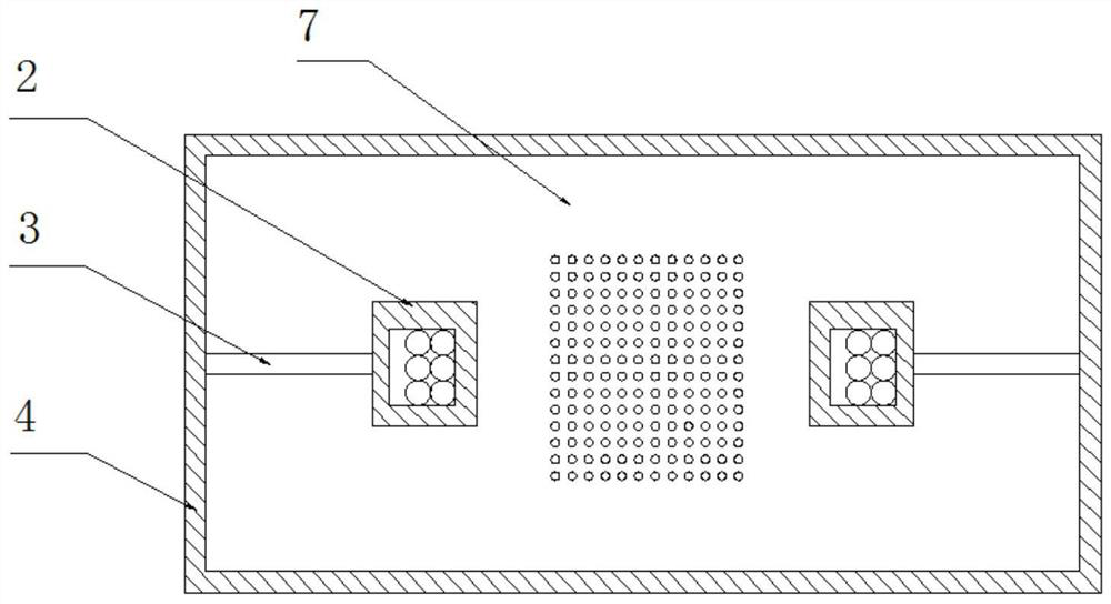 A composite structural part for noise reduction and vibration reduction in ship cabins