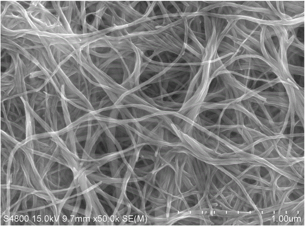 Synthetic method of tungsten oxide nano-wires for preparing gas sensitive sensors