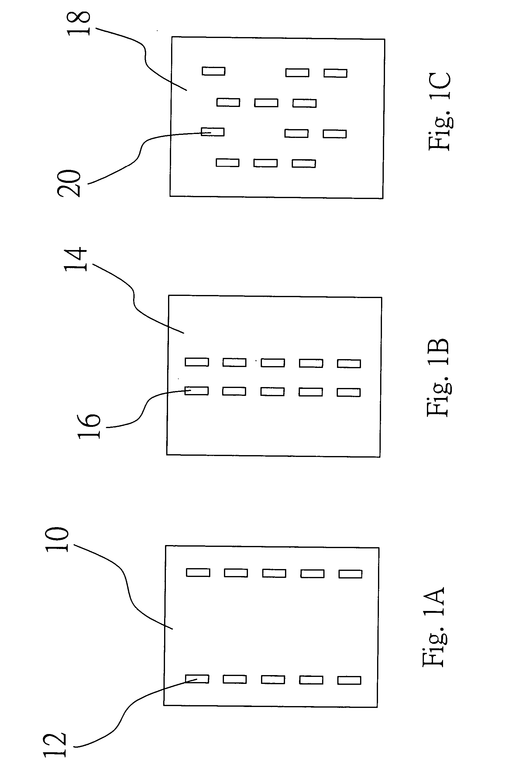 Multiple stacked-chip packaging structure