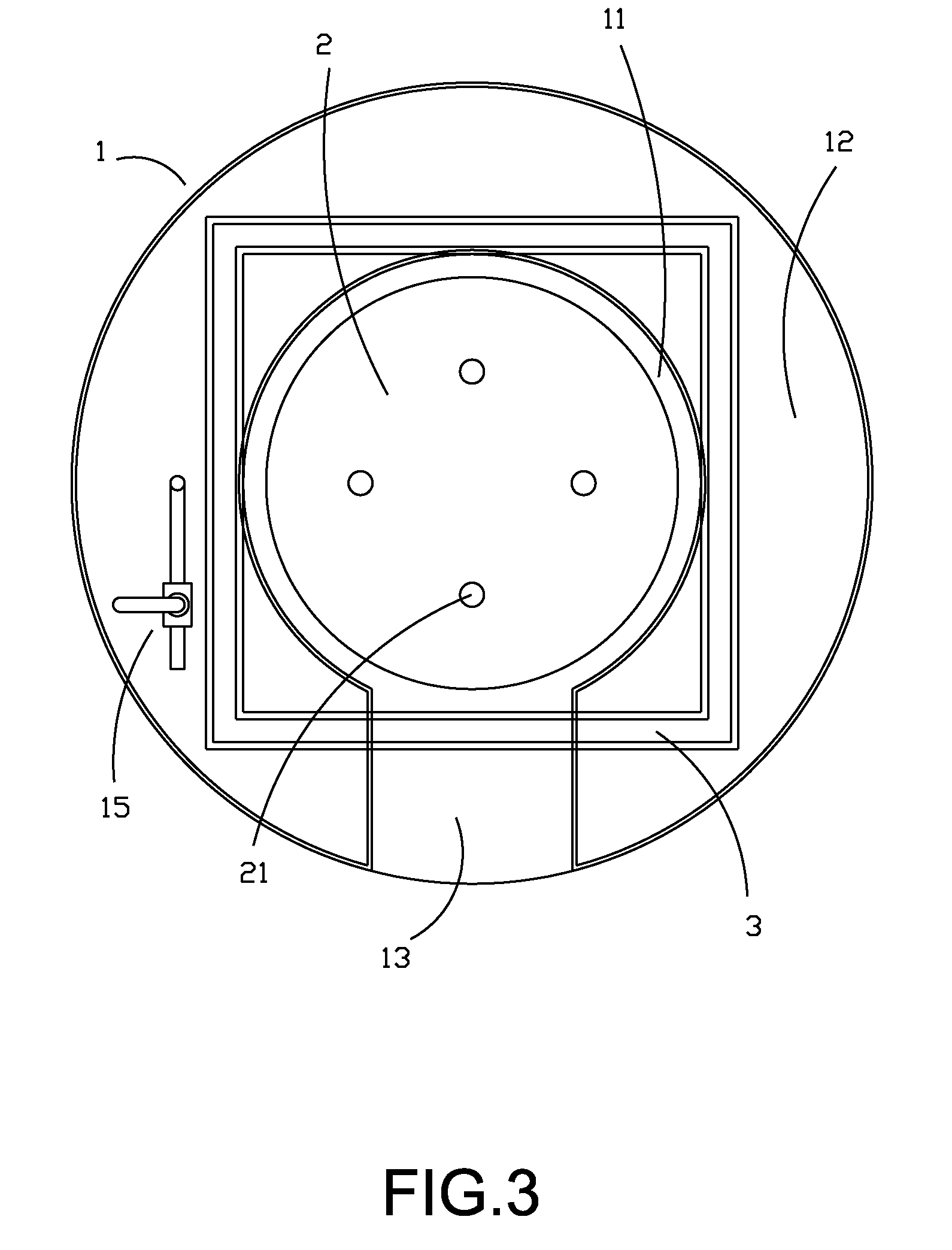 Apparatus for disposal of low-level surface radioactive pollutants