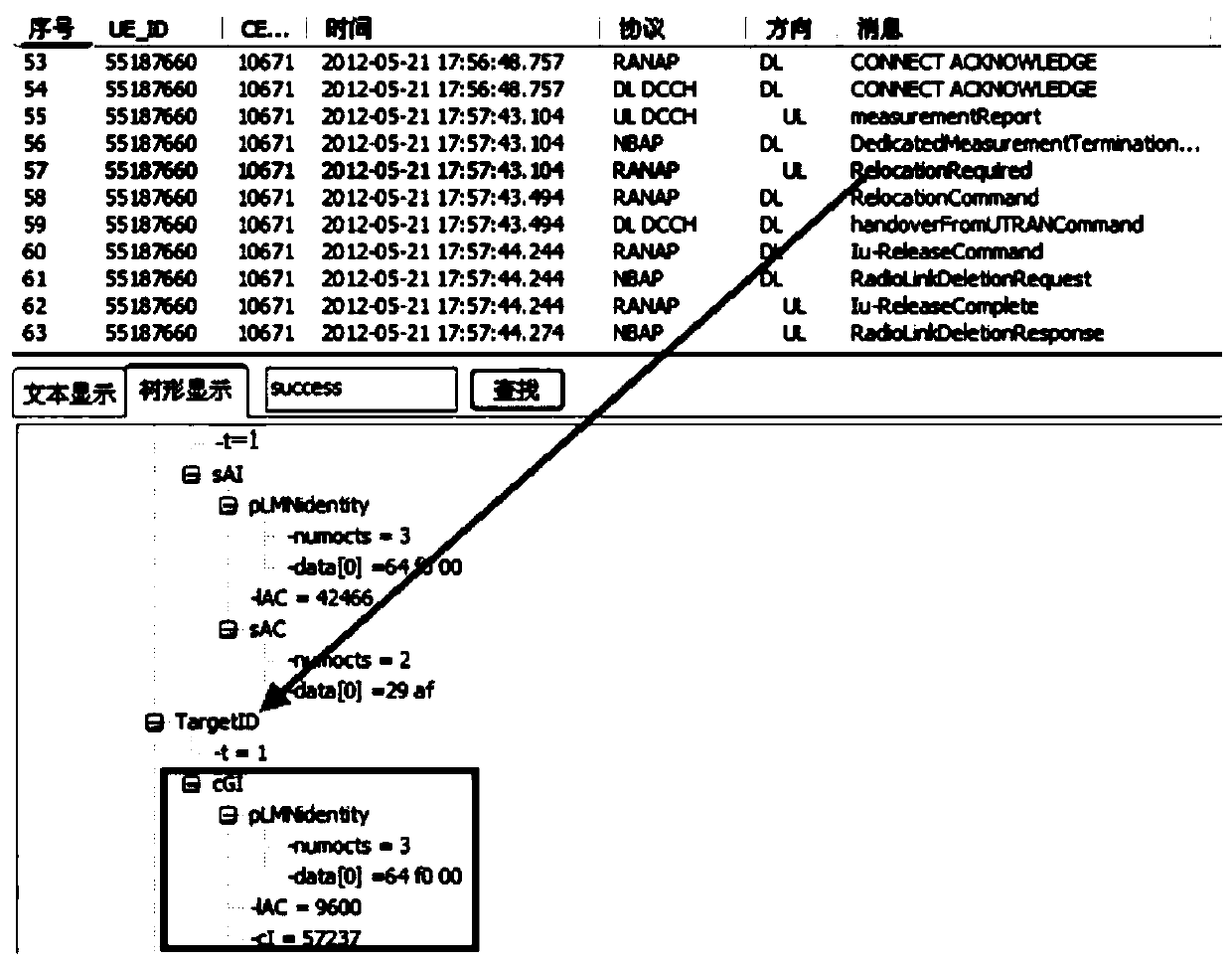 Method and device for obtaining 2G measurement frequency point of CSFB fallback in circuit domain