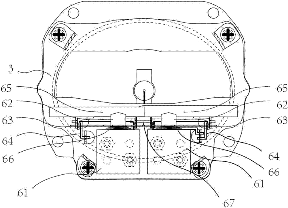 Vehicle headlamp lens assembly capable of achieving regional illumination