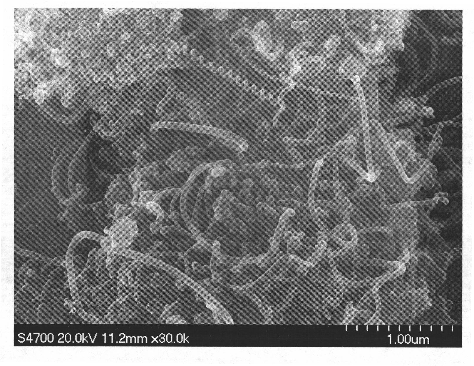 Noble-metal/composite metal oxide/ carbon nanometer tubular electro-catalyst and preparation method and application