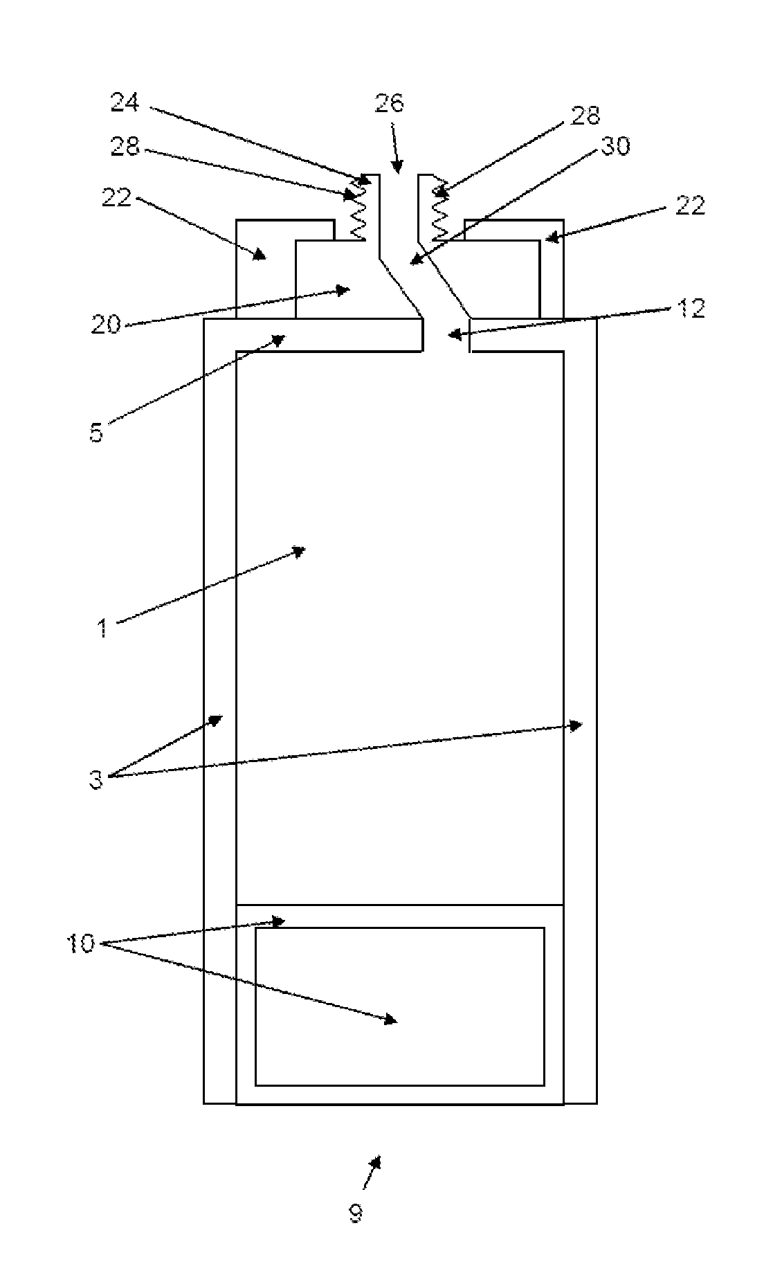 Cartridge Closure and Cartridge Having Said Closure