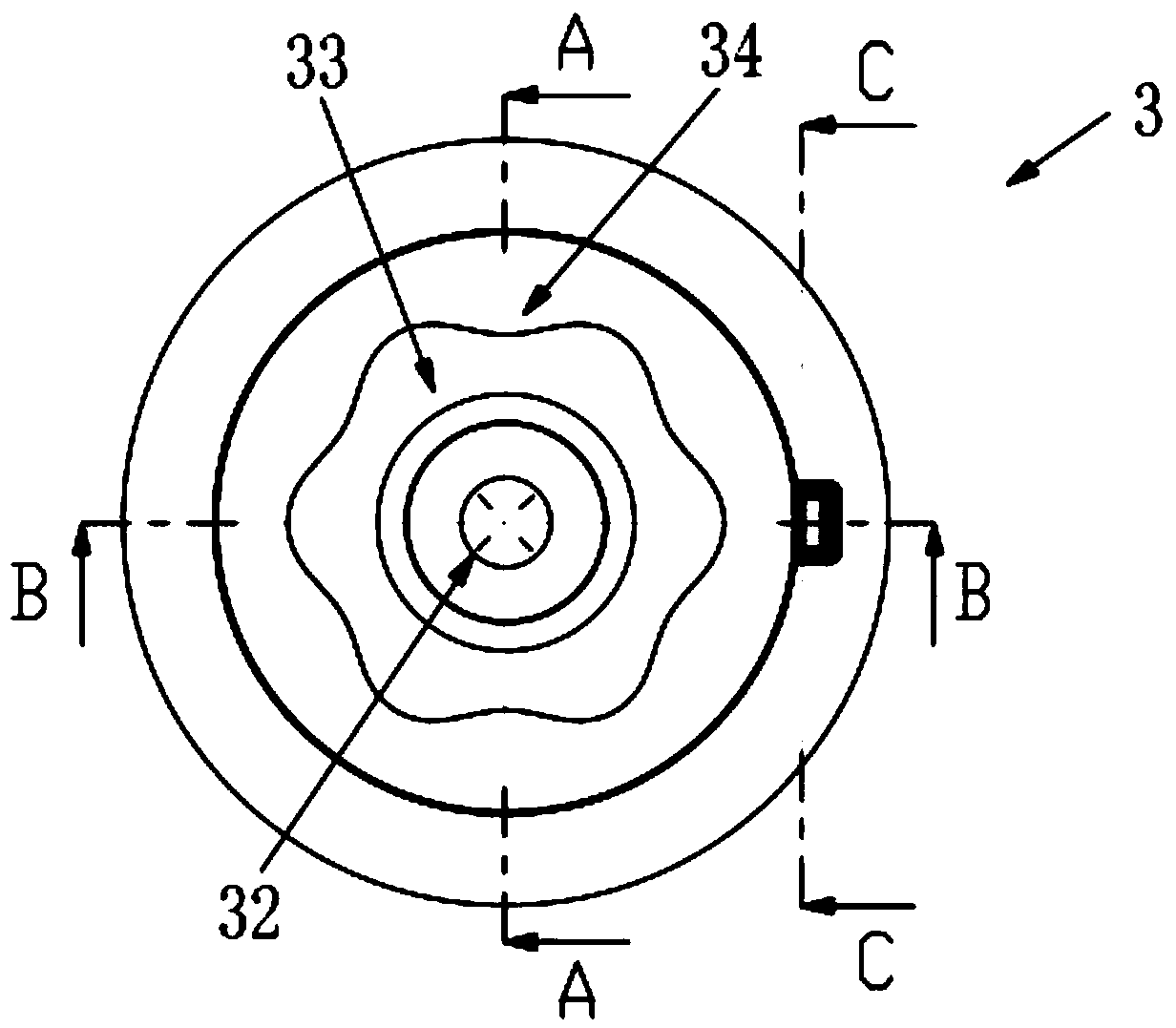 Nipple with air return valve and feeding bottle applying the nipple