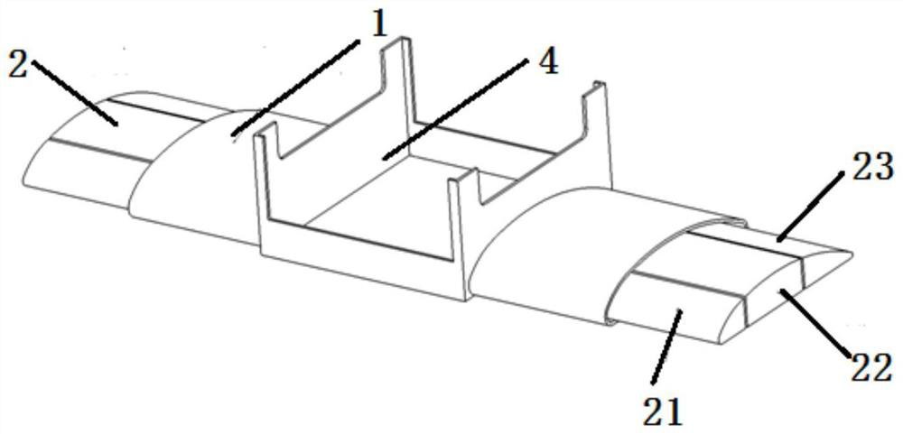 A retractable helicopter short wing