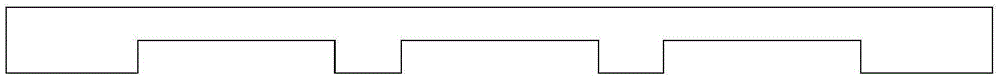 Preparation method of structure with controllable surface hydrophobic property