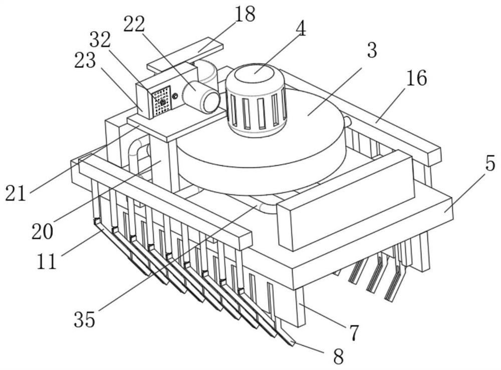 Bagged cement unloading robot