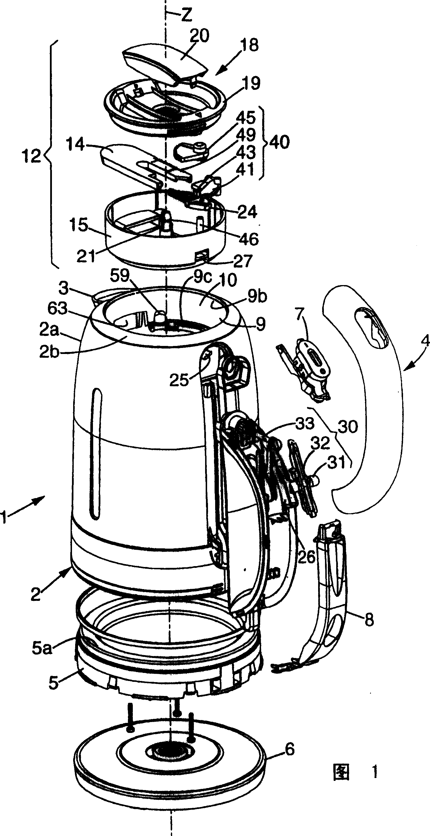 Electric liquid-heating appliance