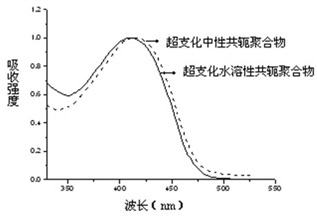 Hyperbranched water-soluble conjugated polymer and preparation method thereof