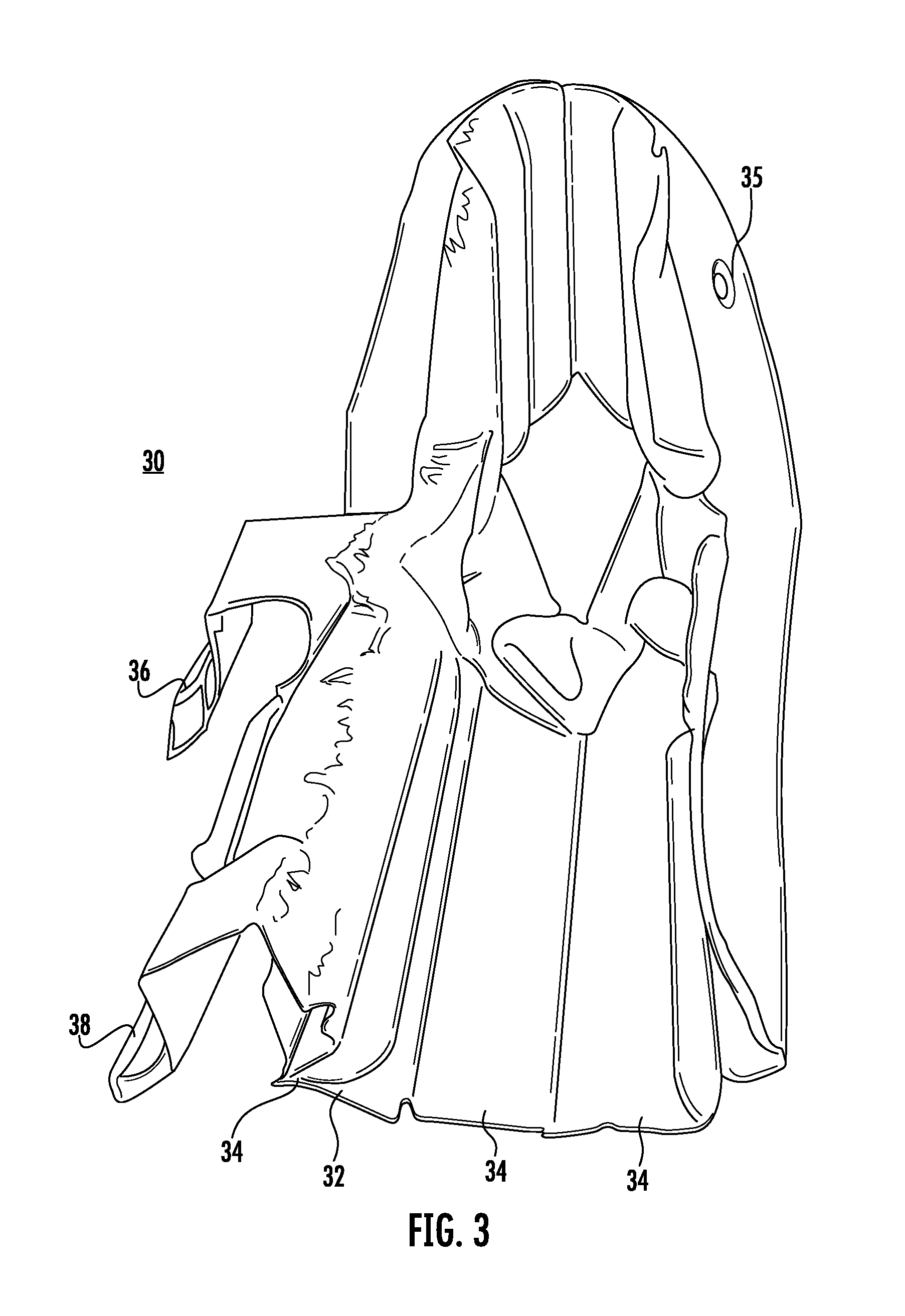 Method and system for fluidized lower leg protection