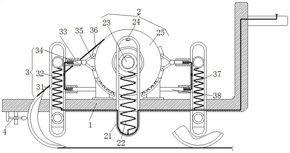 Waterproof coiled material replacing device facilitating automatic replacement