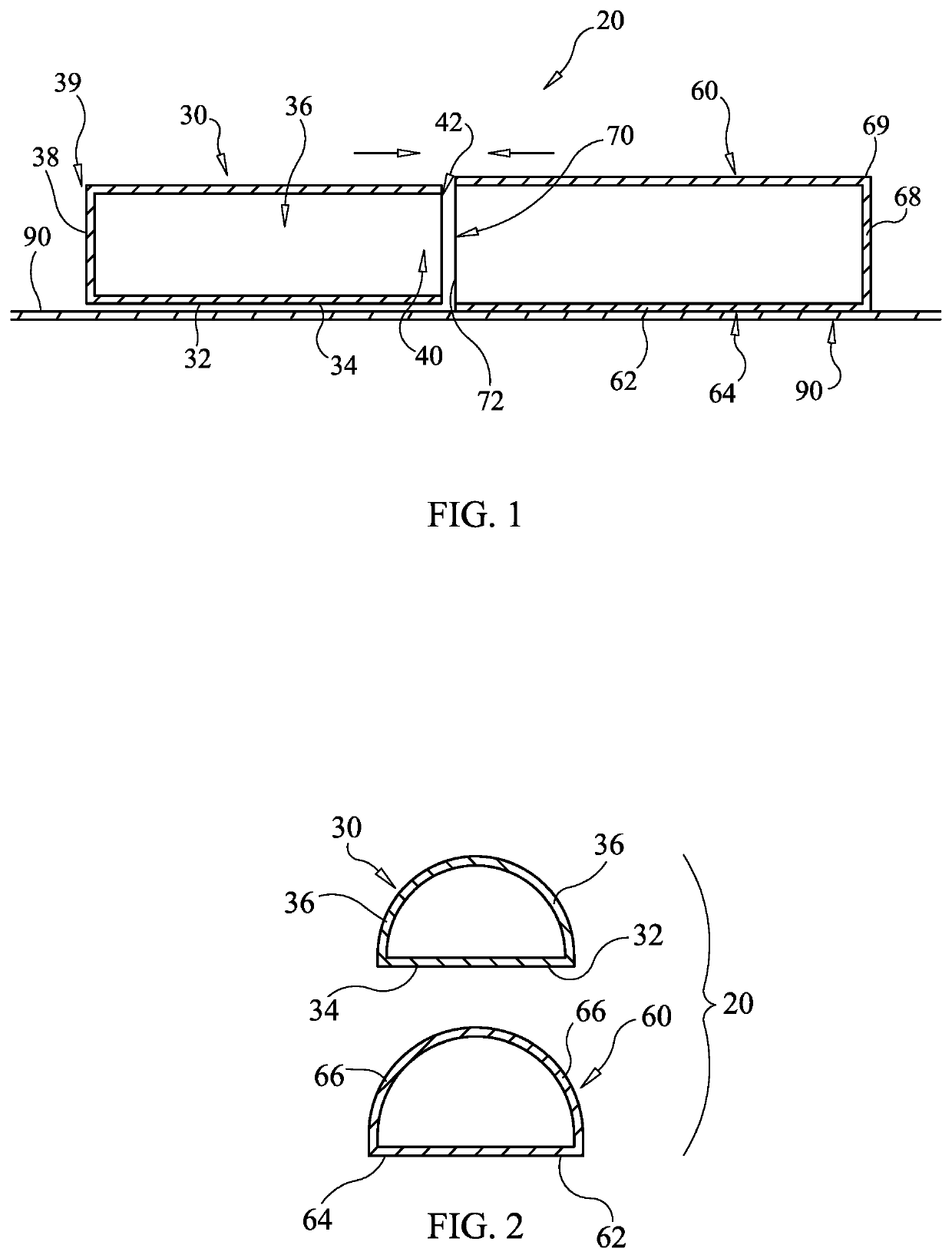 Collapsible Elongated Container