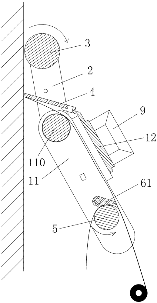 Handheld wallpaper pasting device