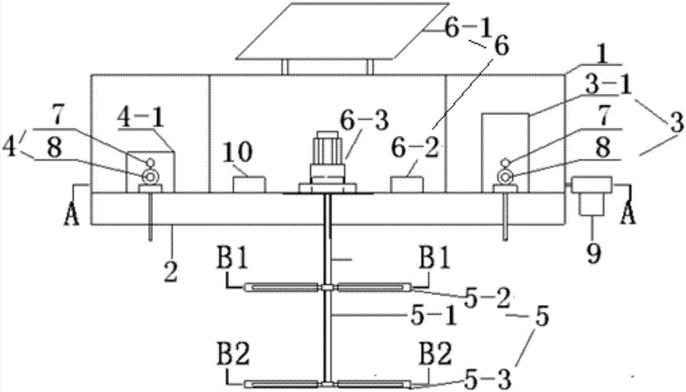 Method for assisting algicidal bacteria for algae-lysing and in-situ mixing and algae-lysing device