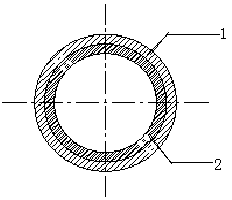 Manufacturing process of aluminum-steel composite pipe with high thermal conductivity for petrochemical