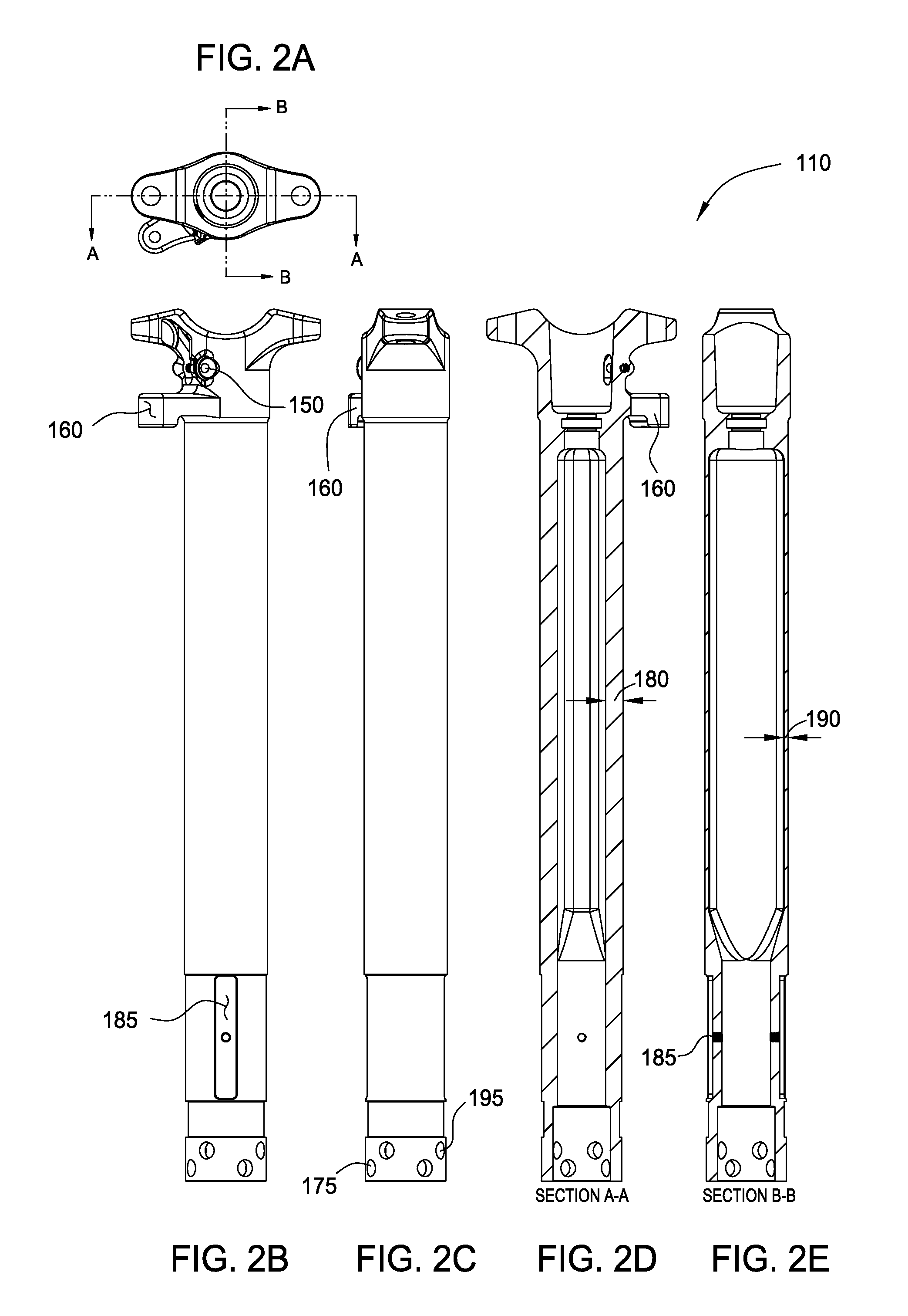 Positive lock adjustable seat post