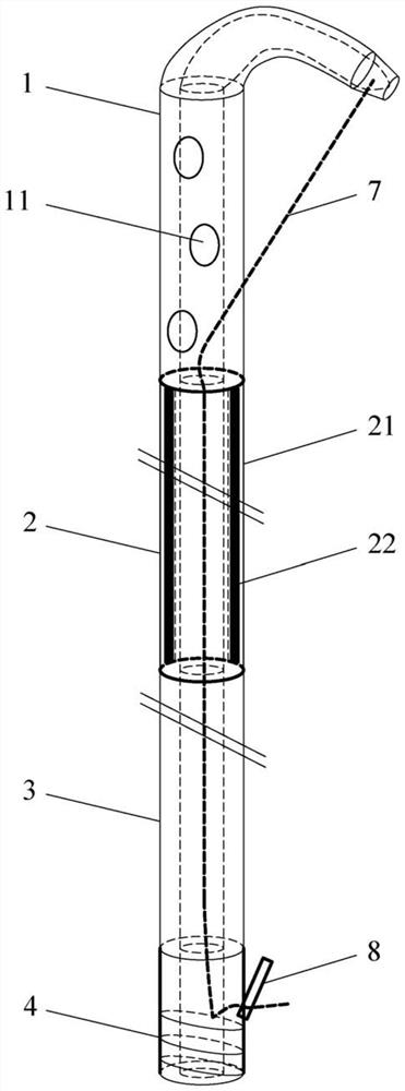 Fistula automatic expansion type puncture drainage tube