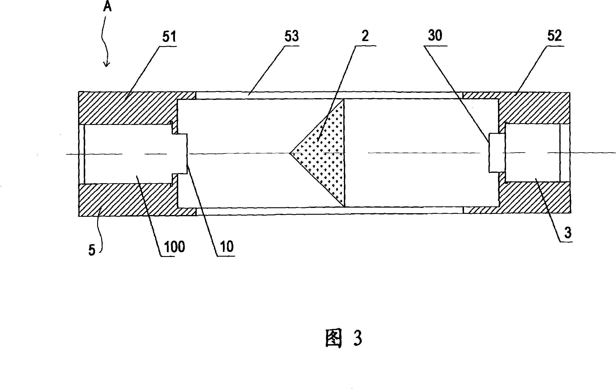 Optical measuring method for hole cubage