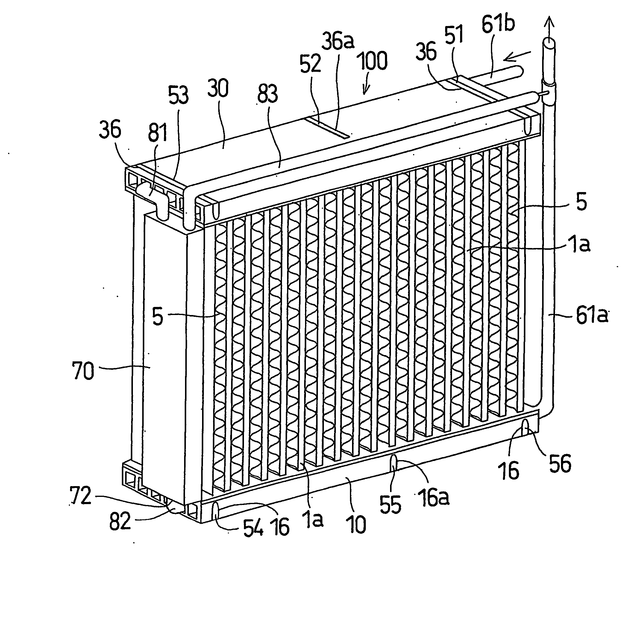 Evaporator refrigeration system vehicle equipped with said system and method of evaporating refrigerant