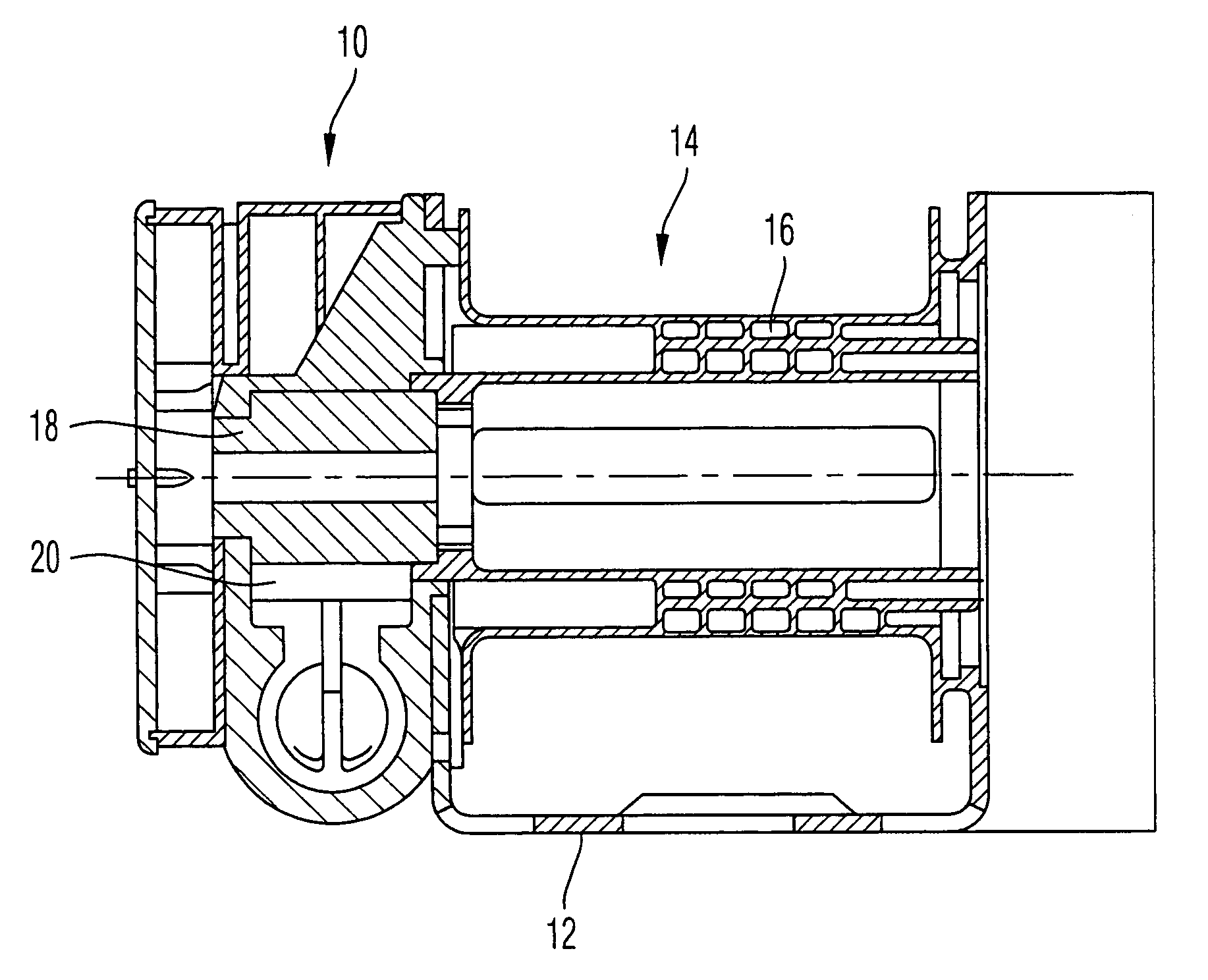 Belt tensioner for a safety belt retractor