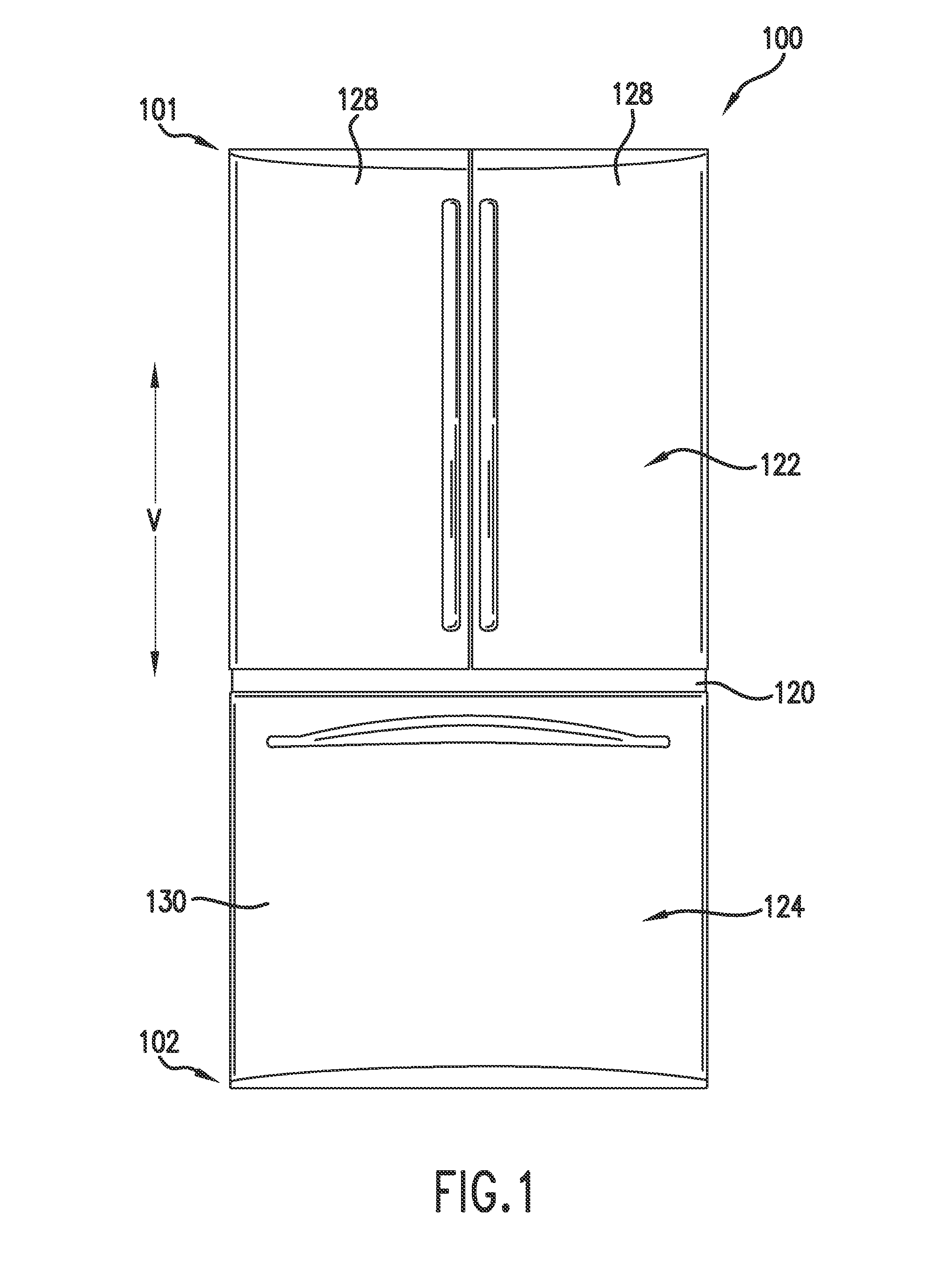 Refrigerator appliance and a door for an appliance