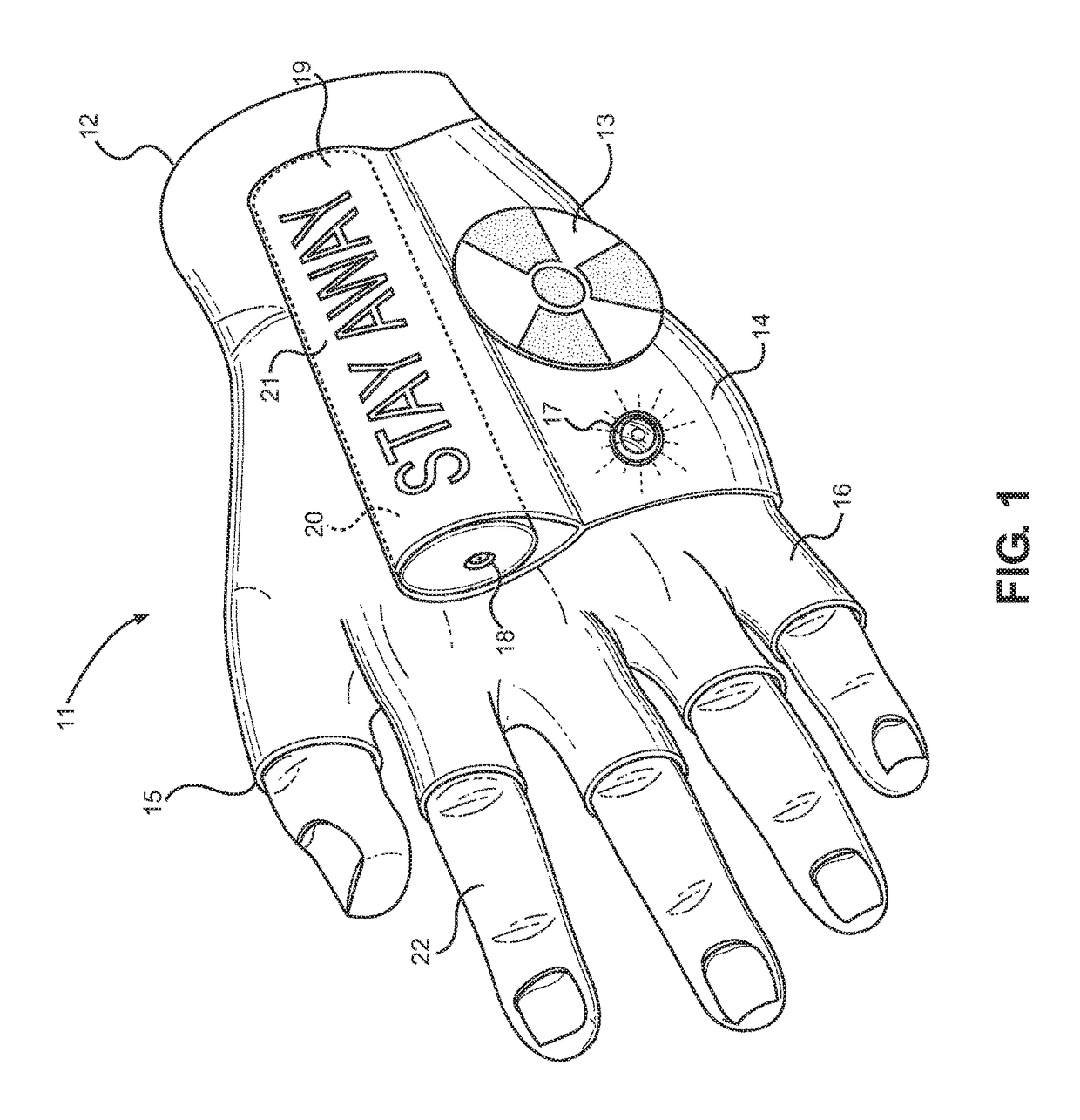 Self-defense glove